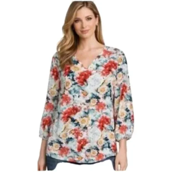 Mario Serrani Women's Blouse Size Small - Picture 1 of 7